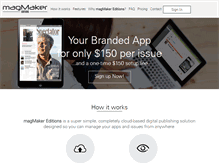 Tablet Screenshot of magmakereditions.com